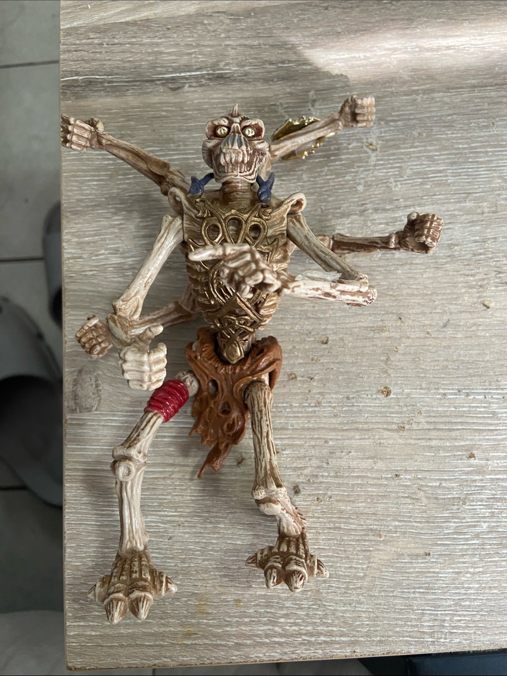 Vintage Aracula Skeleton Warriors 1994 Playmates Action Figure Toy